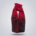 B108 Ember Wool-Silk Scarf | Resonant Bloom Edition
