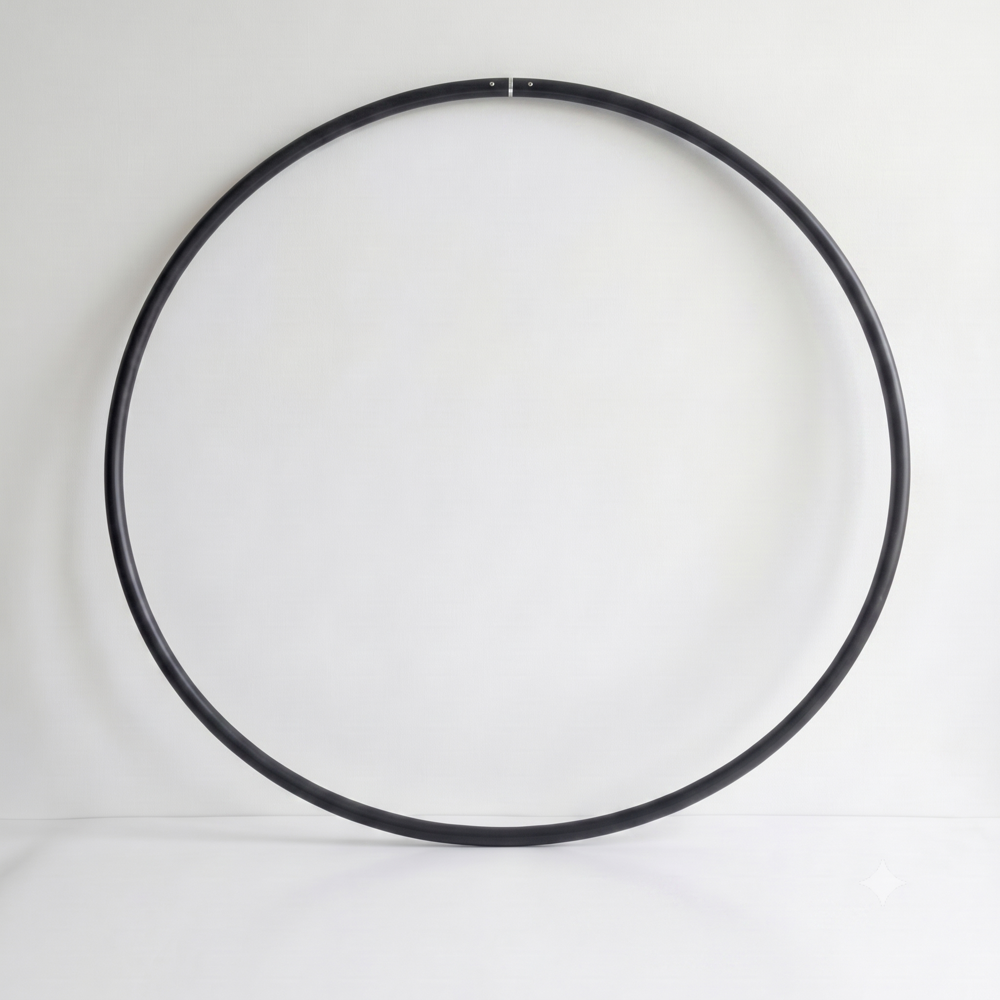 Collapsible dance hoop made from recycled rHDPE - architectural movement object for flow and daily ritual.
