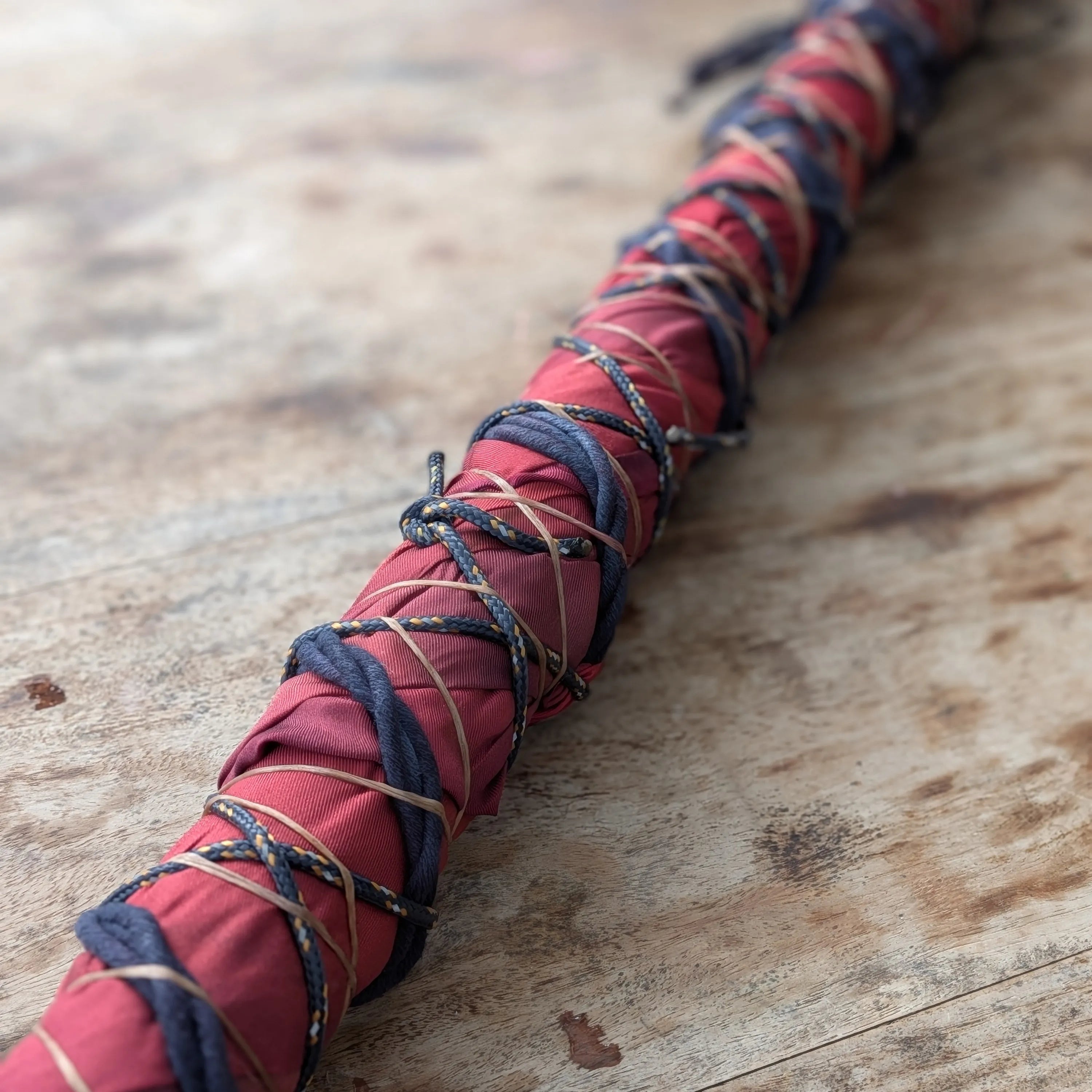 Traditional Shibori silk binding and hand-dyeing process in B108 Design Sydney studio.